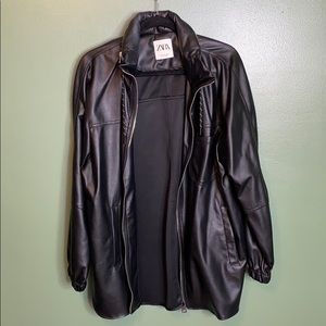 Long Leather Coat